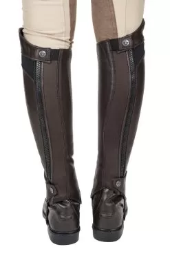 TuffRider Ladies Derby Leather Half Chaps -Equestrian Equipment Shop 100578 118 2 18956.1669069585