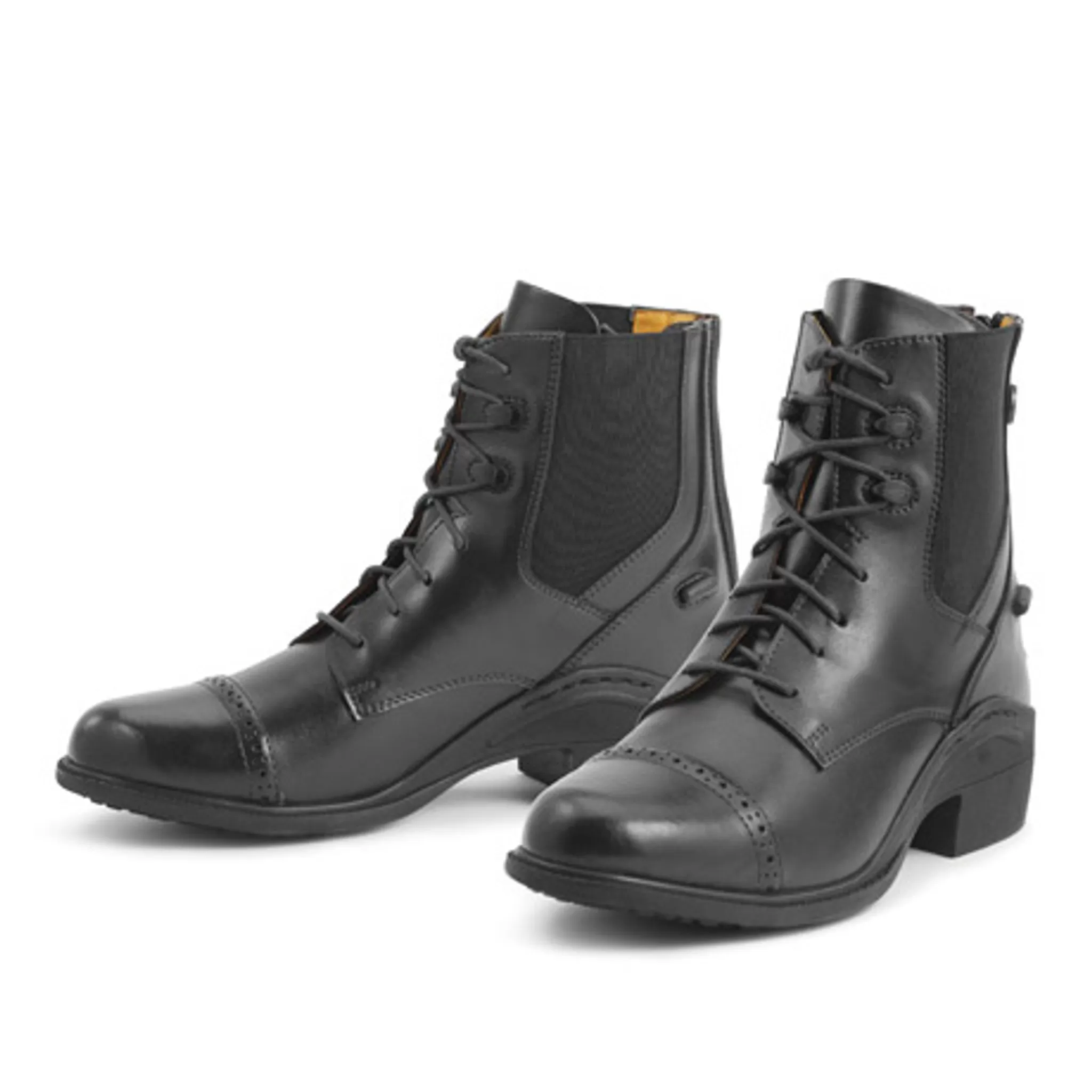 Ovation Ladies' Synergy Laced Paddock Boot With Zip Back 1 Ovation Ladies' Synergy Laced Paddock Boot With Zip Back