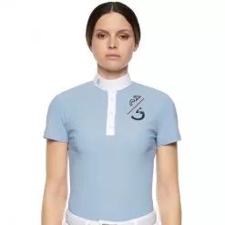 Cavalleria Toscana Team Show Shirt - Light Blue