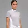 Cavalleria Toscana Revo Tech Knit Back Show Shirt - Light Grey