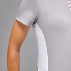 Cavalleria Toscana Revo Tech Knit Back Show Shirt - Light Grey -Equestrian Equipment Shop CT250 6 m