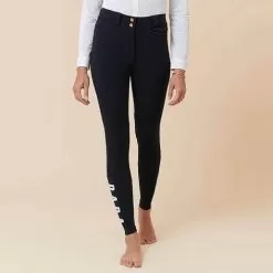 Chacco High Waist Breeches - Navy -Equestrian Equipment Shop DADA03 4 m