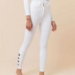 Chacco High Waist Breeches - White