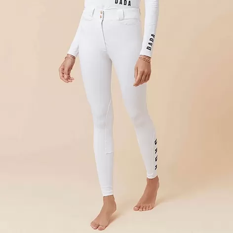 Chacco High Waist Breeches - White 2 Chacco High Waist Breeches - White - Image 2