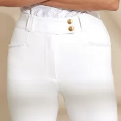 Kit Knee Grip Breeches - White 9 Kit Knee Grip Breeches - White -Equestrian Equipment Shop DADA14 5 m