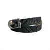 Spur Straps - Regal Black Snakeskin
