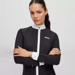 Emma Show Shirt - Black 8 Emma Show Shirt - Black -Equestrian Equipment Shop HB03 4 m