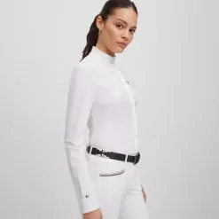 Emma Show Shirt - White -Equestrian Equipment Shop HB04 3 m