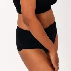 Coni Sporty High Waist Knickers - Light Absorbency - Black -Equestrian Equipment Shop NX02 7 m