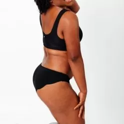 Sarah Sporty Low Cut Knickers - Light Absorbency - Black -Equestrian Equipment Shop NX05 6 m