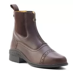 Ovation® Child's Tuscany Zip Paddock Boots -Equestrian Equipment Shop Ovation Childs Tuscany Zip Paddock Boots Brown 10119.1559161987