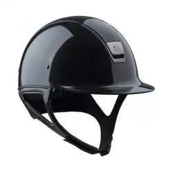 Shadowglossy Riding Hat - Metallic Black