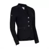 Victorine Crystal Fabric Show Jacket - Black