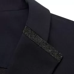 Victorine Crystal Fabric Show Jacket - Black 5 Victorine Crystal Fabric Show Jacket - Black -Equestrian Equipment Shop SH326 3 m