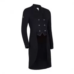 Crystal Fabric Dressage Tailcoat - Black