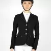 Victorine Crystal Fabric Show Jacket SS22 - Black