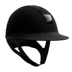 Black Miss Shield With Flower Embroidery And Matt Black Trim