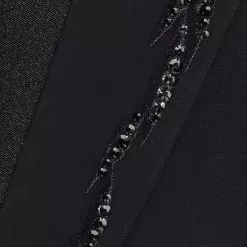 Louisa Crystal Flower Show Jacket - Black 5 Louisa Crystal Flower Show Jacket - Black -Equestrian Equipment Shop SH577 3 m