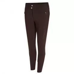 Clara High Waist Knee Grip Breeches - Chocolate