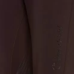 Clara High Waist Knee Grip Breeches - Chocolate -Equestrian Equipment Shop SH583 3 m