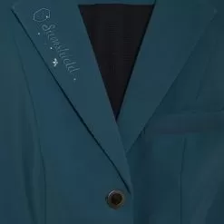 Victorine Flower Jewellery Show Jacket - Forest Green -Equestrian Equipment Shop SH634 3 m