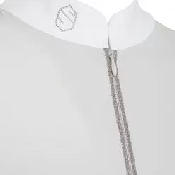 Aloise Show Shirt - Pearl Grey -Equestrian Equipment Shop SH643 3 m