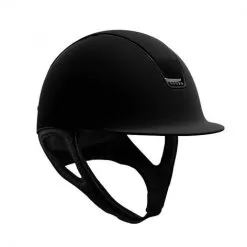 Black Shadowmatt Hat With 255 Jet Crystals And Matt Blazon