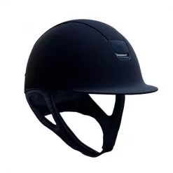 Navy Shadowmatt Hat With 255 Metallic Blue Crystals And Matt Blazon