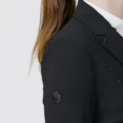 Deltalix Crystal Show Jacket - Black -Equestrian Equipment Shop SH663 3 m