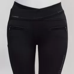 Alpha Winter Knee Grip Riding Leggings - Black -Equestrian Equipment Shop SH678 3 m