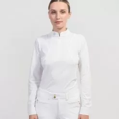 Cassandra Crystal Show Shirt - White