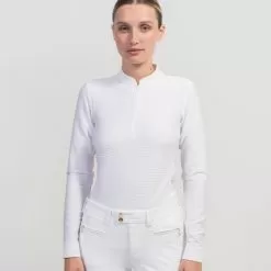 Louisella Show Shirt - White Texturised