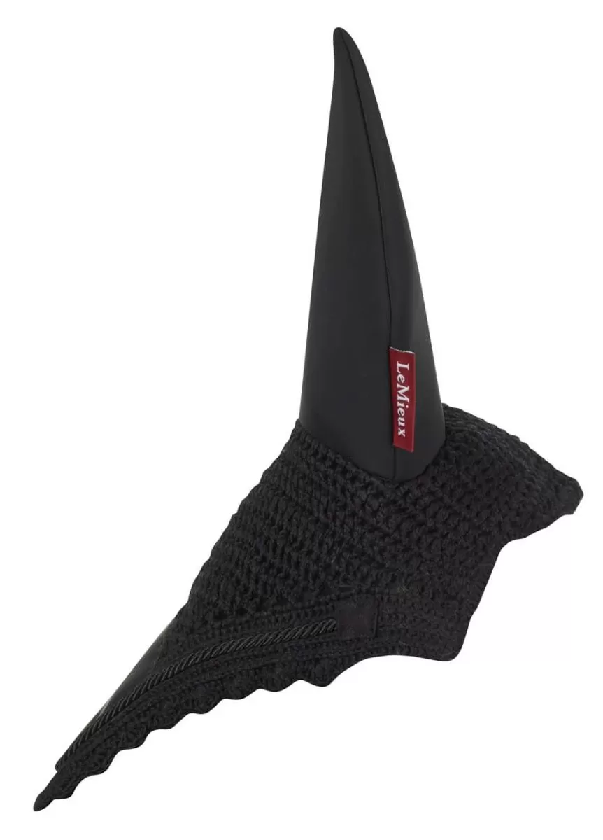 LeMieux Acoustic Pro Fly Hood - Black 2 LeMieux Acoustic Pro Fly Hood - Black - Image 2