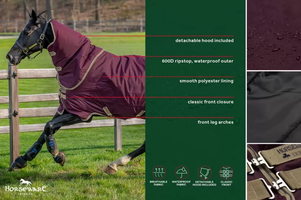 Amigo Hero Ripstop Plus Turnout Rug Lite 0g - Fig 2 Amigo Hero Ripstop Plus Turnout Rug Lite 0g - Fig - Image 2