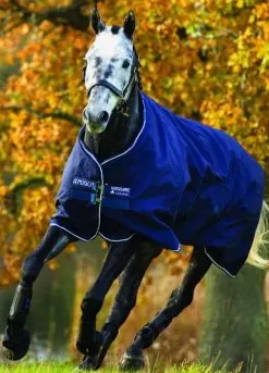 Amigo Bravo 12 Lite Turnout Rug - Navy