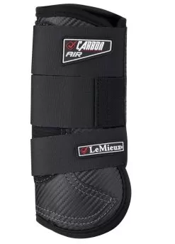 LeMieux Carbon Air XC Boots Front - Black -Equestrian Equipment Shop carbonxc2rdy