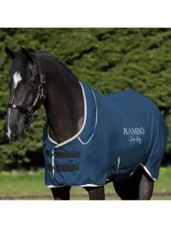 Rambo Dry Rug Supreme - Navy/Silver
