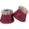 Eskadron Faux Fur Bell Boots - Rustic Red