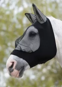 Weatherbeeta Stretch Eye Saver With Ears - Black