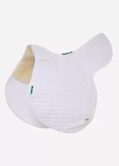 Griffin Close Contact High Wither Half Wool Numnah NM08C - White