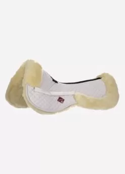 LeMieux Pro Lambskin Half Pad - White/Natural