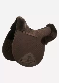 LeMieux Lambskin GP/Jump Half Lined Numnah - Brown