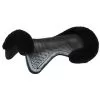 Acavallo Just-Gel Lambswool Half Pad - Black
