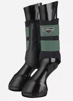 LeMieux Grafter Brushing Boots - Hunter Green