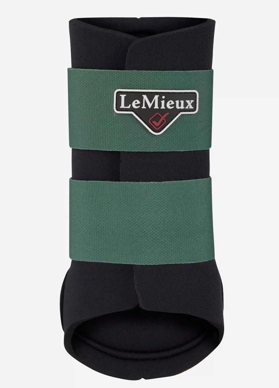 LeMieux Grafter Brushing Boots - Hunter Green 2 LeMieux Grafter Brushing Boots - Hunter Green - Image 2