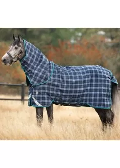 Rhino Plus Vari-Layer Turnout Medium - Navy Check/Teal