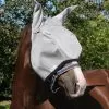 Amigo Fly Mask - Silver/Navy