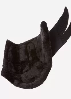 LeMieux Fleece Lined Brushing Boots - Black -Equestrian Equipment Shop lemieux fleece brushing blk 2