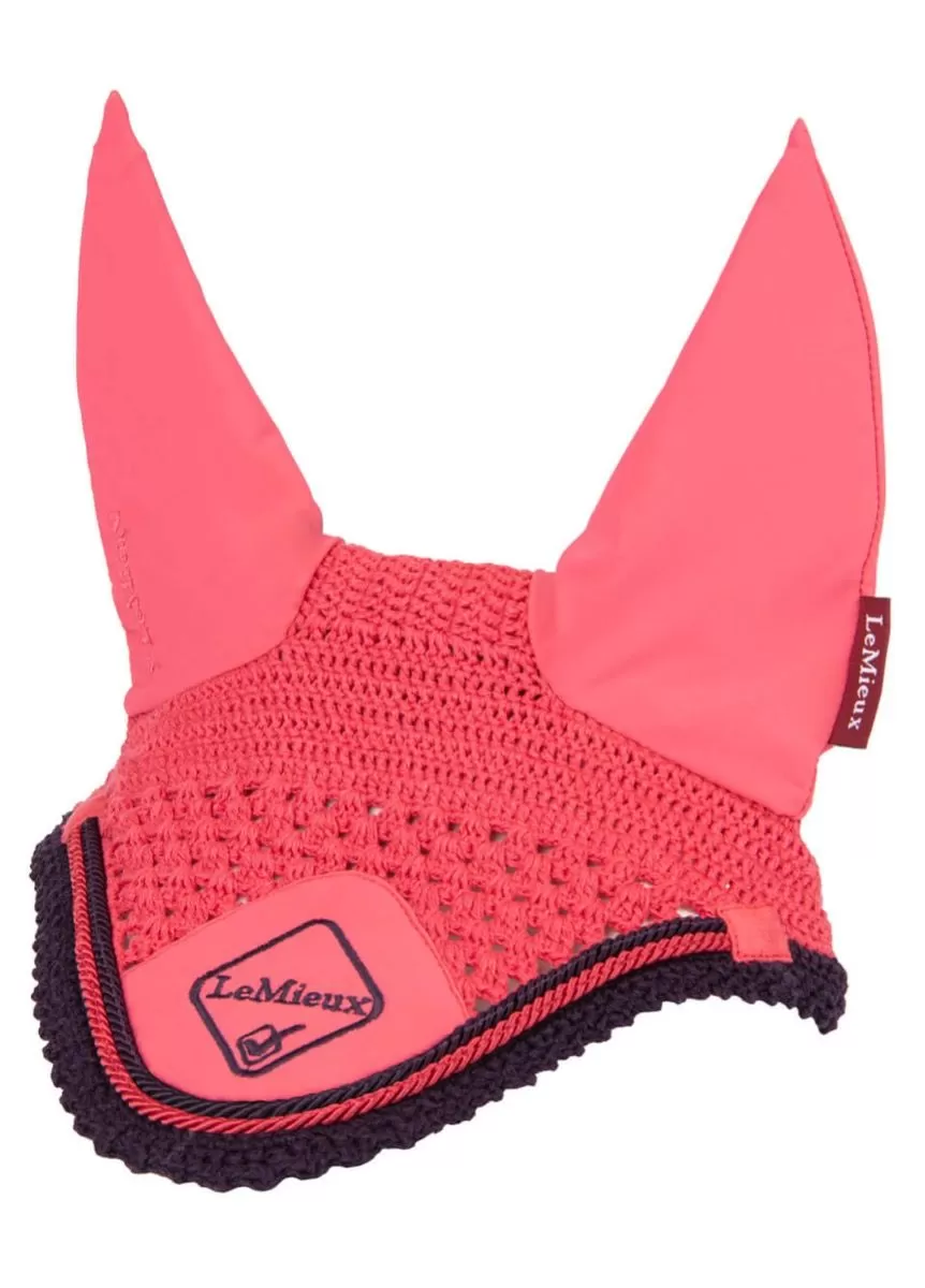 LeMieux Classic Fly Hood - Papaya 1 LeMieux Classic Fly Hood - Papaya