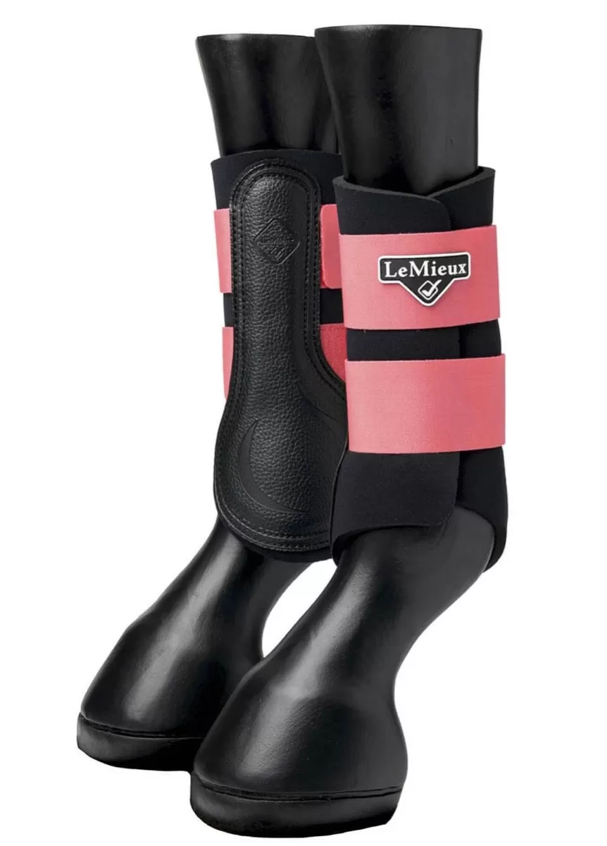 LeMieux Grafter Brushing Boots - Papaya 1 LeMieux Grafter Brushing Boots - Papaya